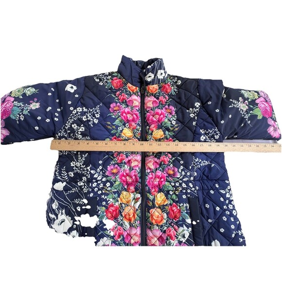 NWOT Johnny Was Neutra Reversible Floral Parka Puffer Jacket Size $420 XS - Picture 15 of 15